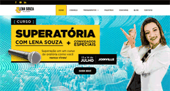 Desktop Screenshot of lenasouza.com.br