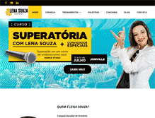 Tablet Screenshot of lenasouza.com.br